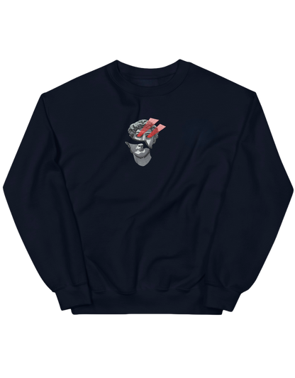David laser eyes sweatshirt Sculpturi - Thread Muse