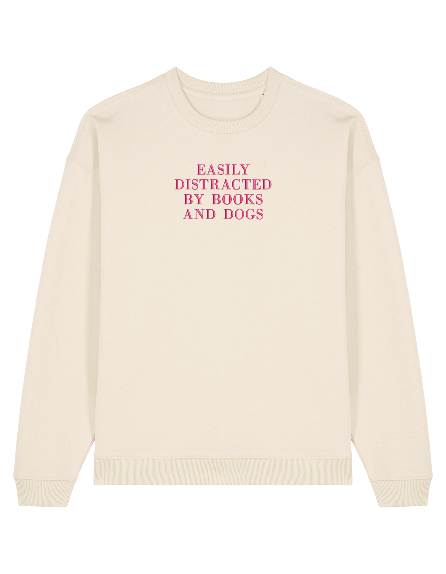 Distracted sweatshirt bookish