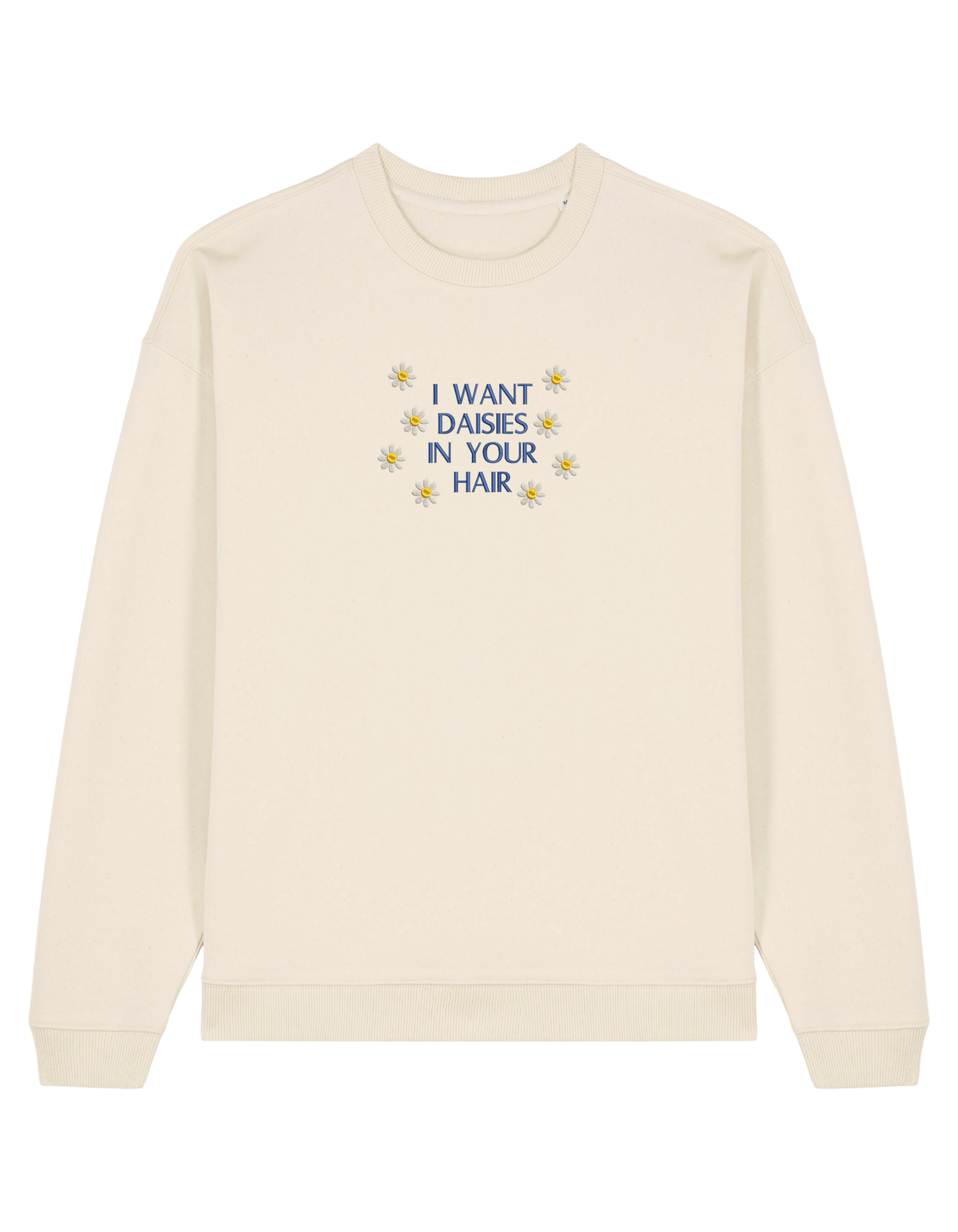 Daisies sweatshirt bookish