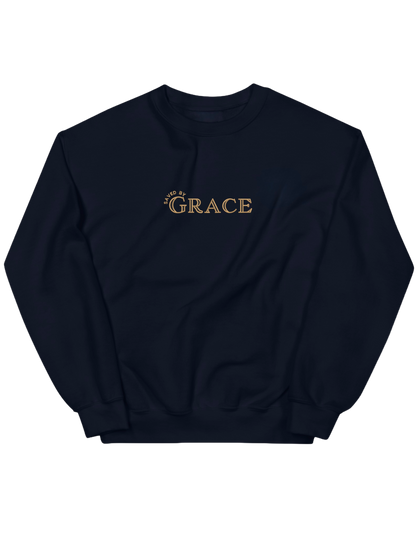 Saved by grace sweatshirt - Thread Muse