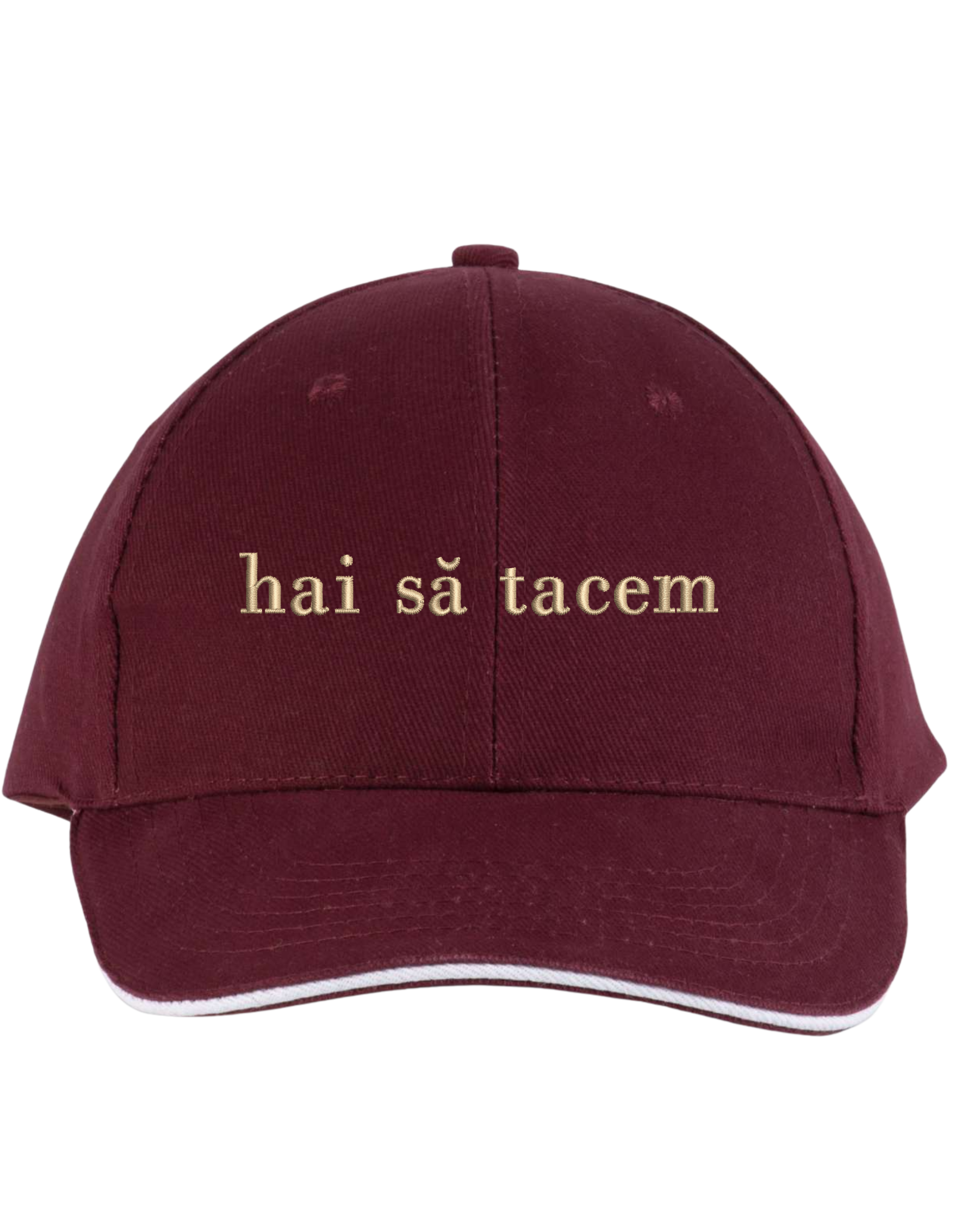 Sapca unisex Hai sa tacem brodata - Thread Muse