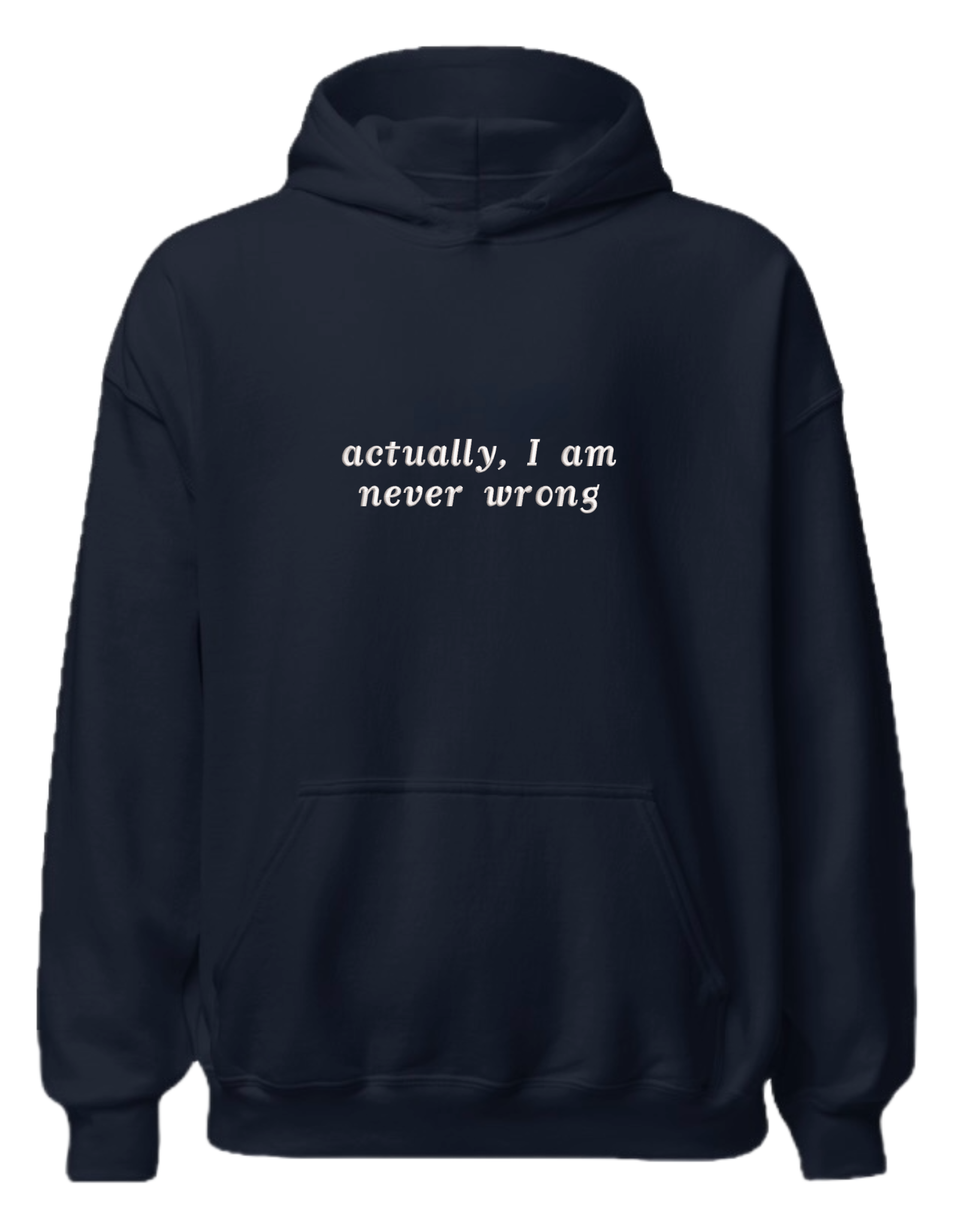 Never wrong hoodie mesaje - Thread Muse