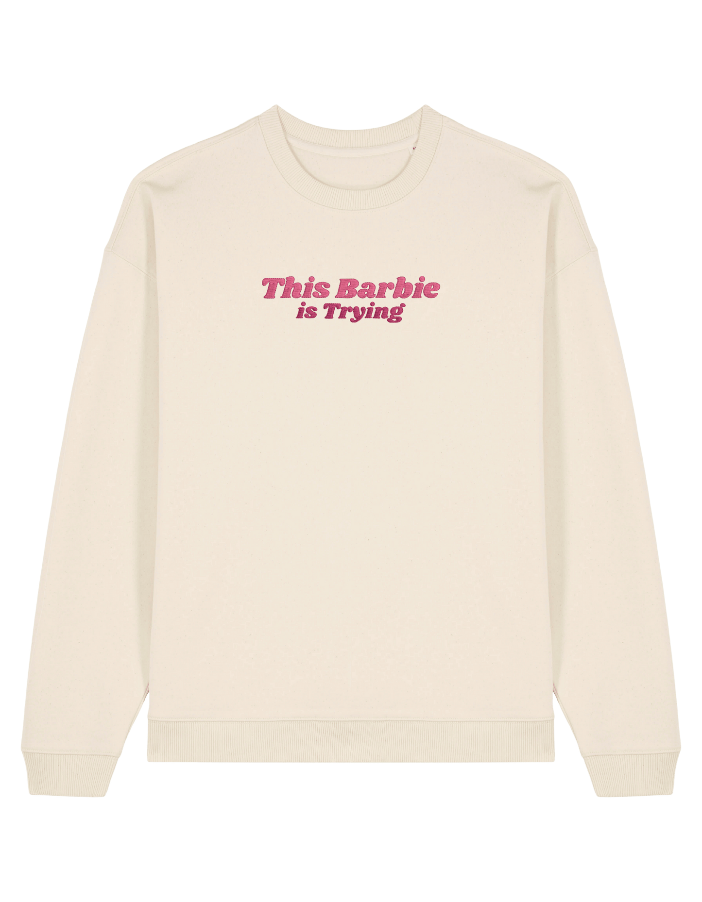 This Barbie sweatshirt Girly