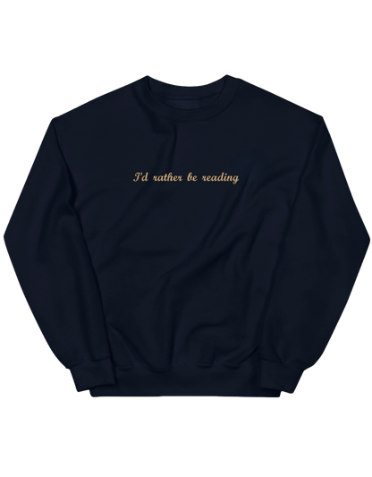 Rather read sweatshirt bookish - Thread Muse
