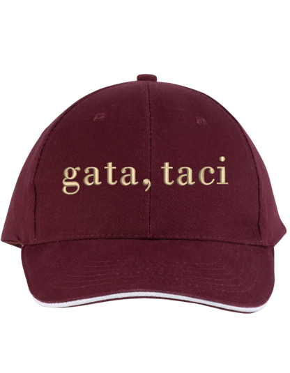 Sapca unisex Gata, taci brodata - Thread Muse