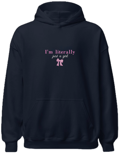 Just a girl hoodie Girly - Thread Muse