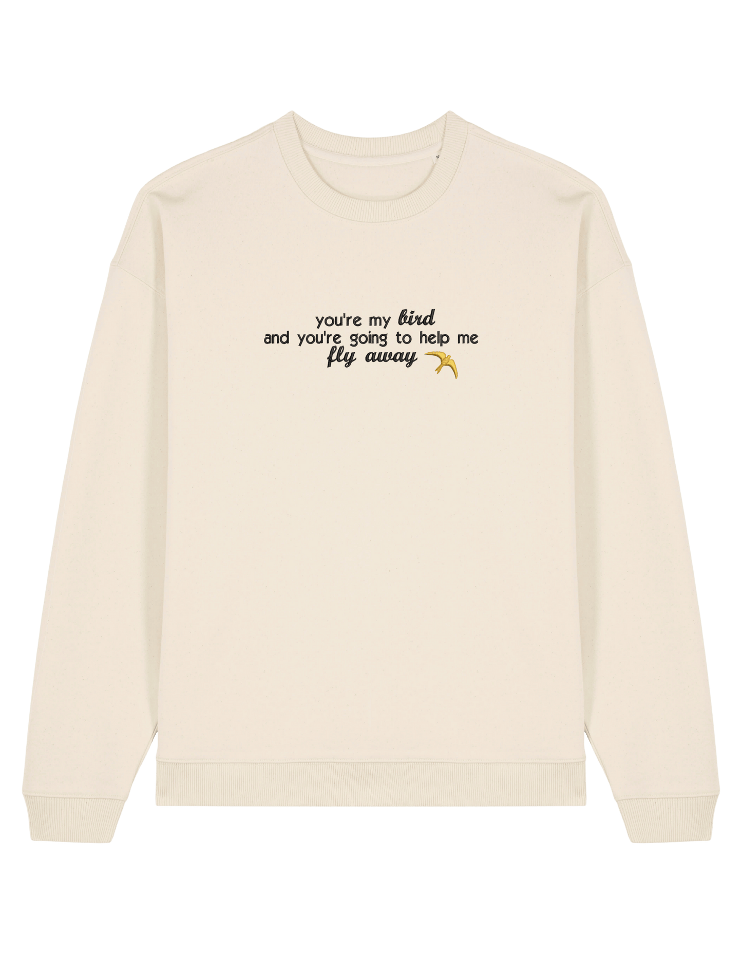 Fly away oversized sweatshirt Shatter me