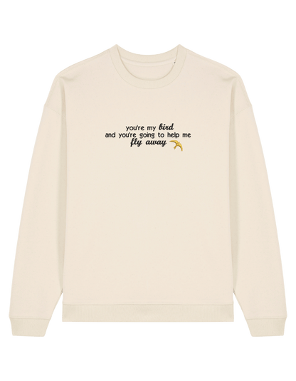 Fly away oversized sweatshirt Shatter me