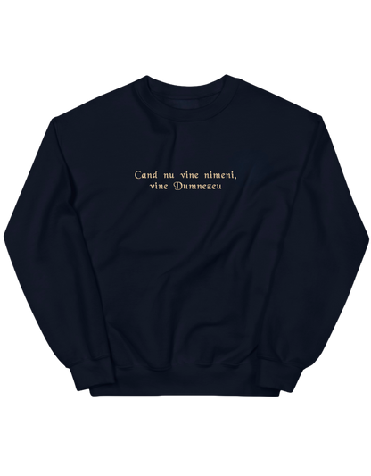 Dumnezeu sweatshirt - Thread Muse