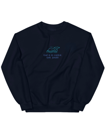 God is in control sweatshirt - Thread Muse