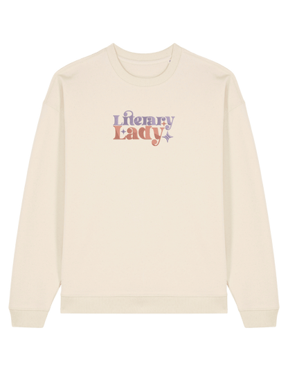 Lady sweatshirt bookish