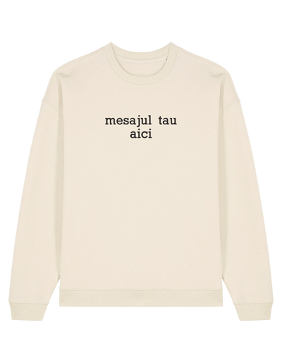 Sweatshirt personalizat font sherif
