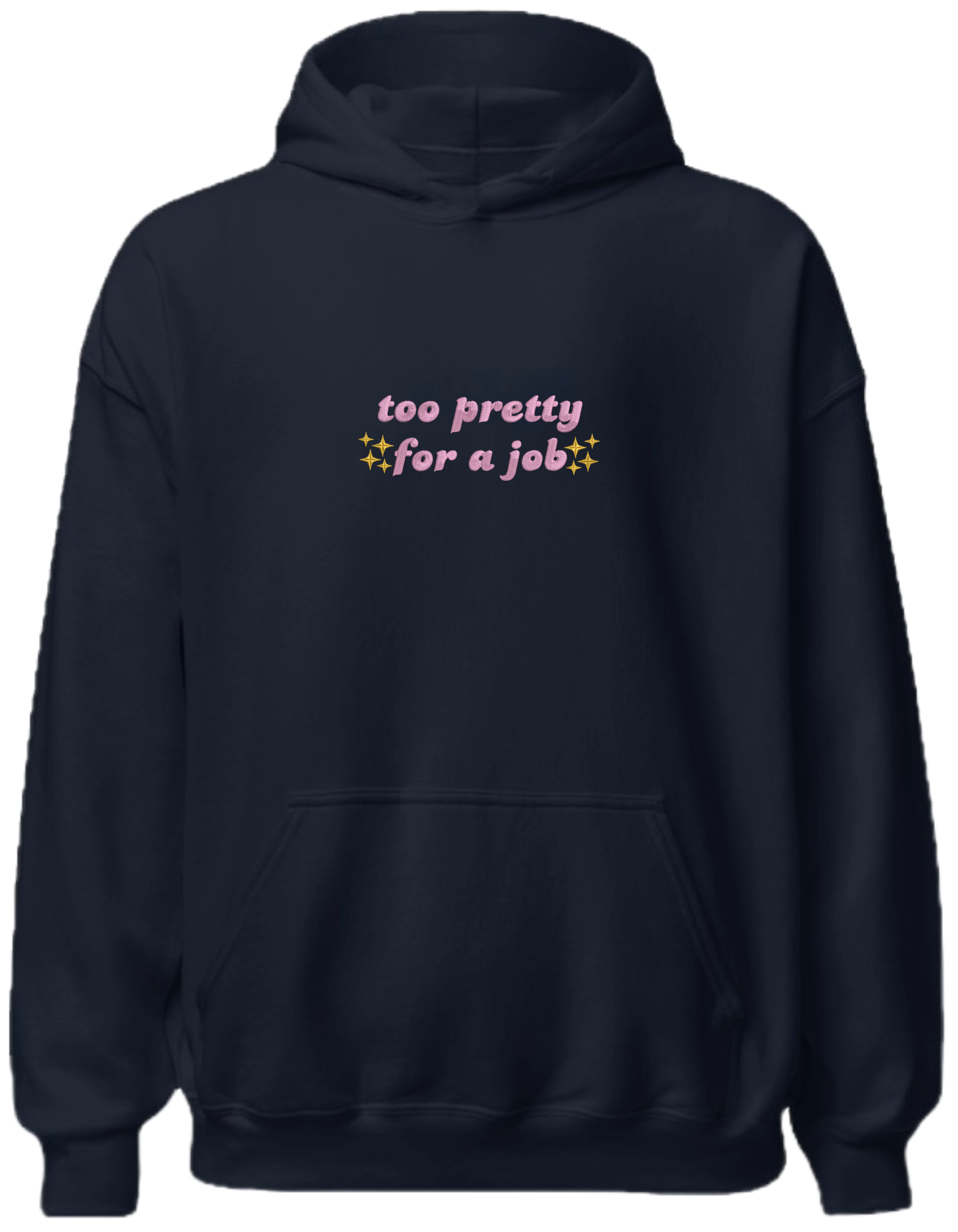 Too pretty hoodie Girly - Thread Muse