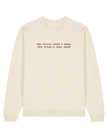 A man need sweatshirt The Weeknd