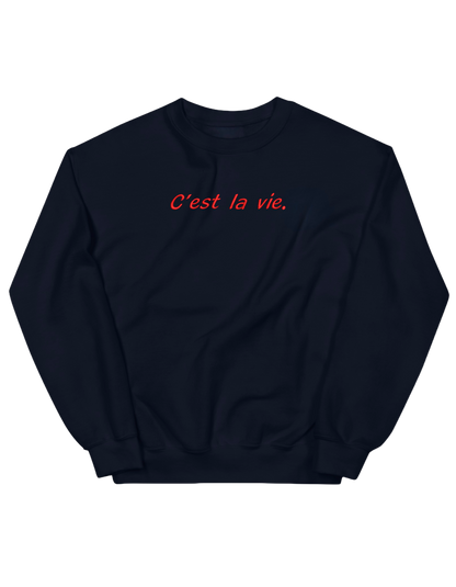 C'est la vie sweatshirt Girly - Thread Muse