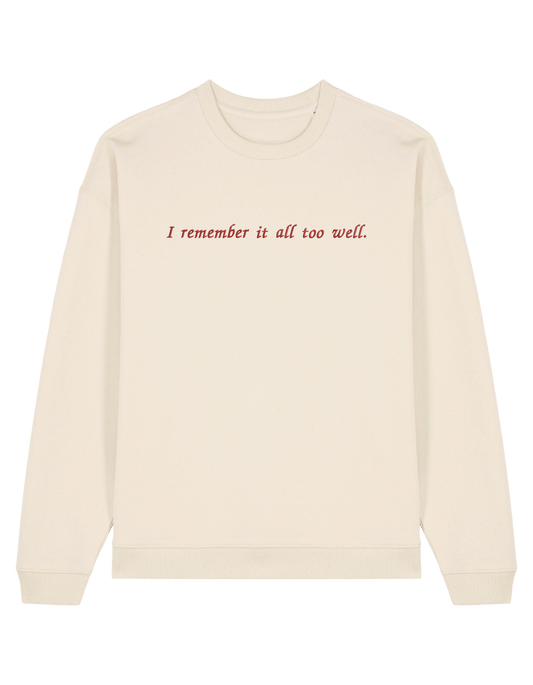 I remember it sweatshirt Taylor Swift