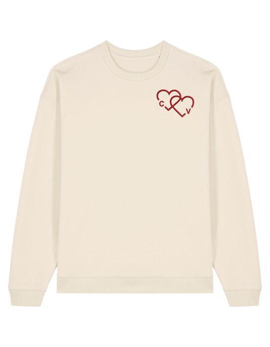 Hearts initiale sweatshirt