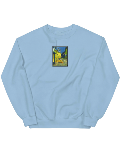 Cafe terrace at night Van Gogh sweatshirt Picturi - Thread Muse