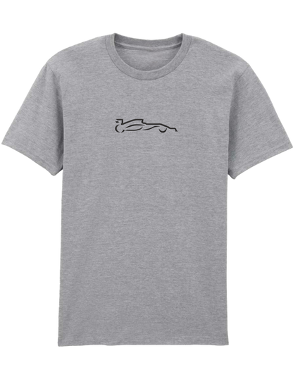 Race car outline tricou F1 - Thread Muse