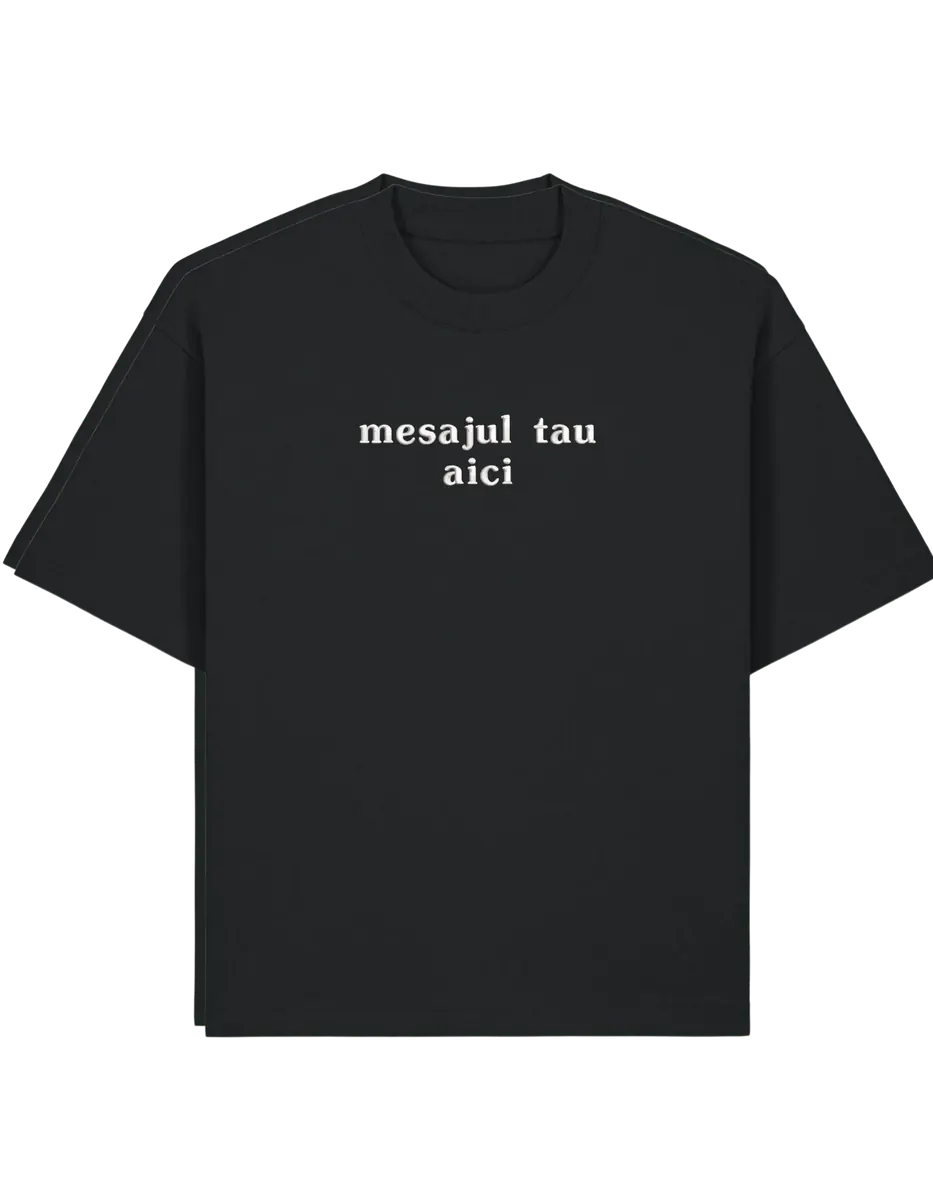 Tricou personalizat font basic - Thread Muse