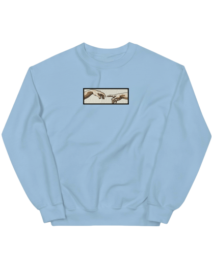 Creation of Adam hands sweatshirt Picturi - Thread Muse