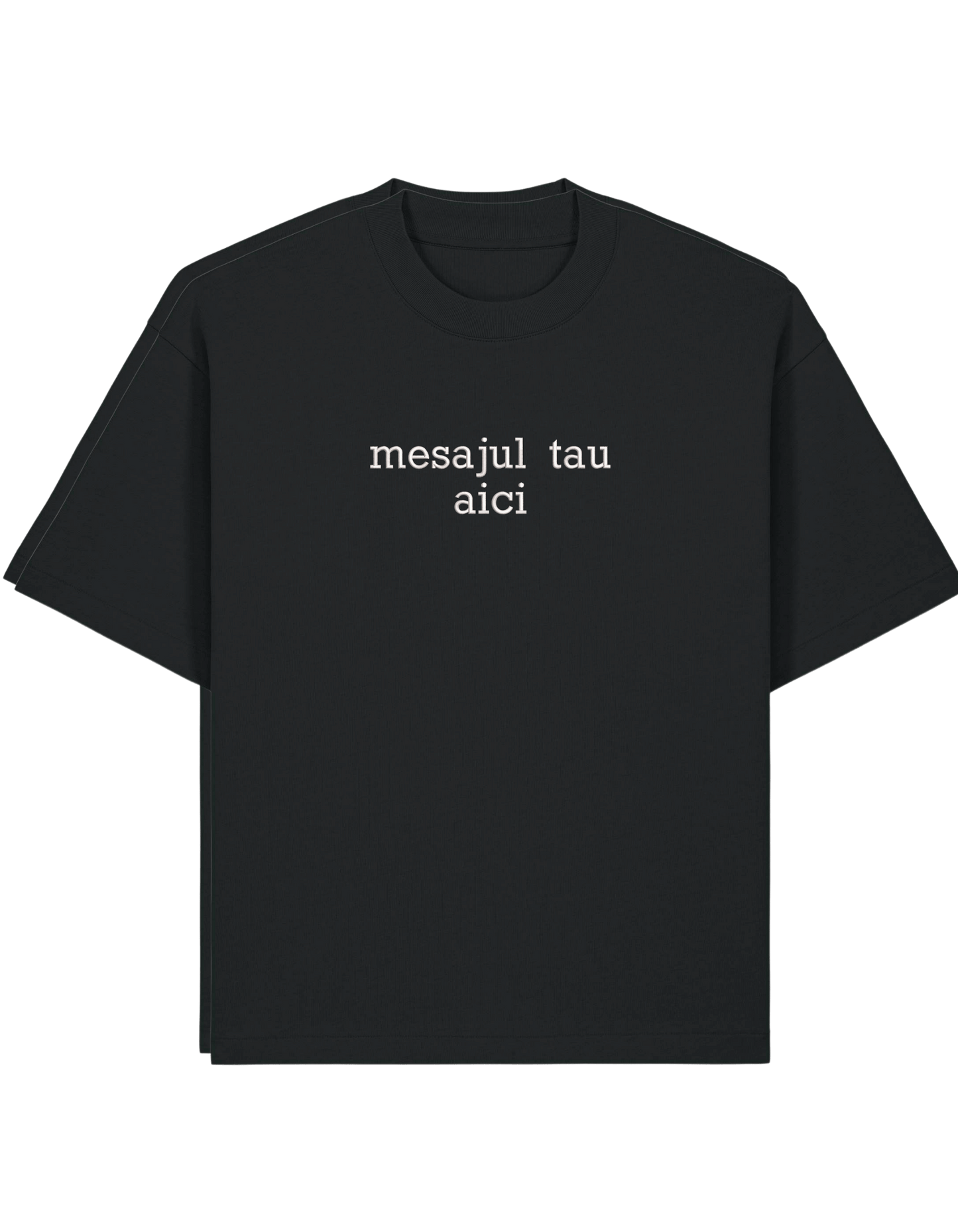 Tricou personalizat font sherif