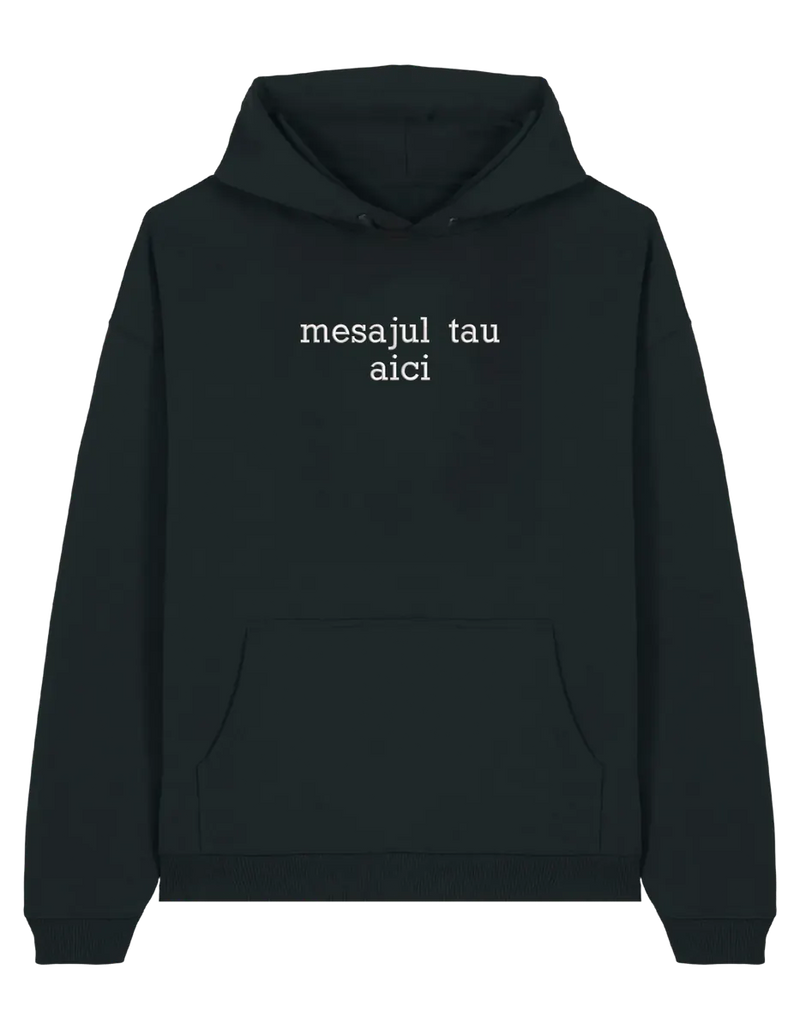 Hanorac personalizat font sherif - Thread Muse