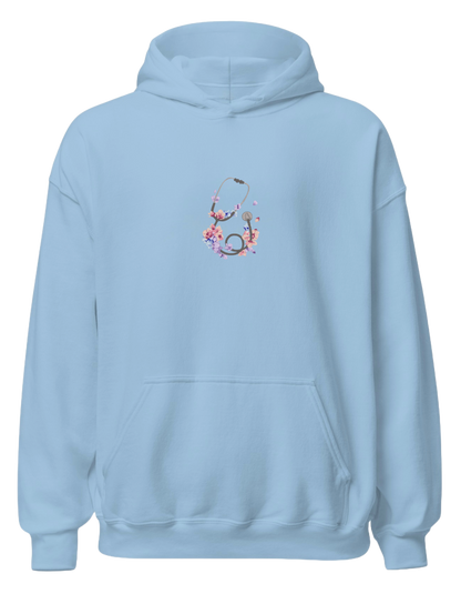 Stetoscop floral hoodie - Thread Muse