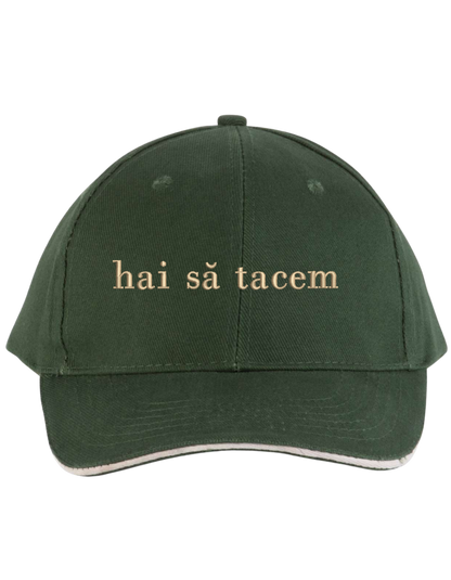 Sapca unisex Hai sa tacem brodata - Thread Muse