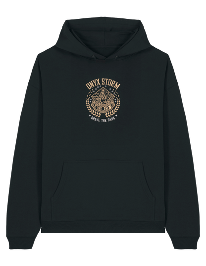 Onyx storm oversized hoodie Fourth Wing