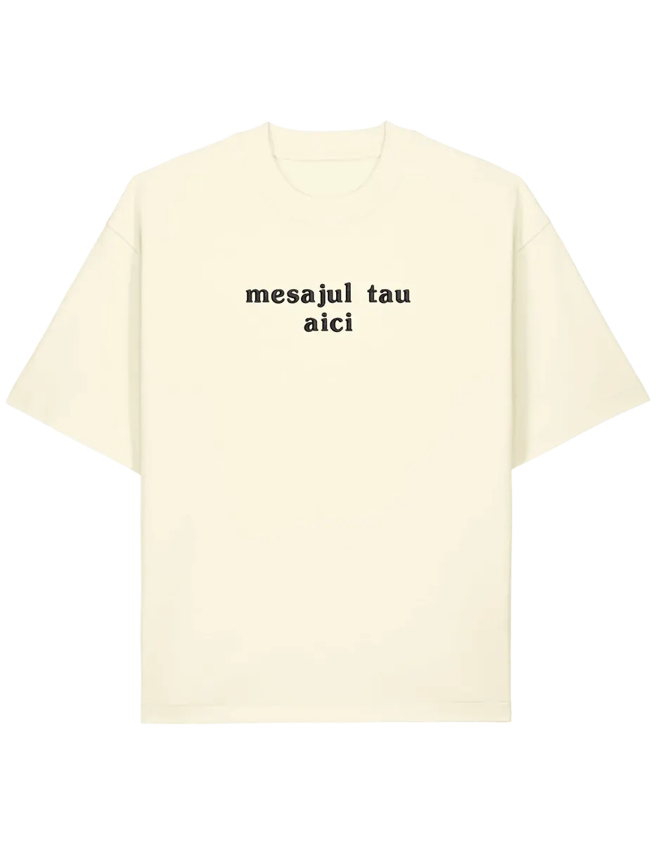 Tricou personalizat font basic - Thread Muse