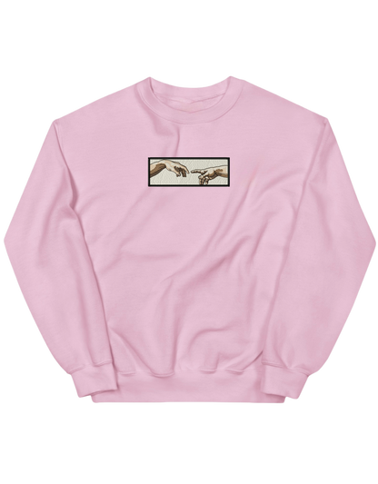 Creation of Adam hands sweatshirt Picturi - Thread Muse