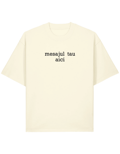 Tricou personalizat font sherif