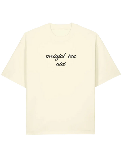 Tricou personalizat font cursiv - Thread Muse