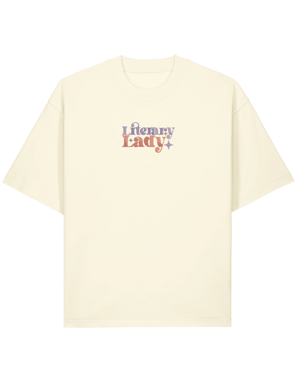 Lady tricou bookish