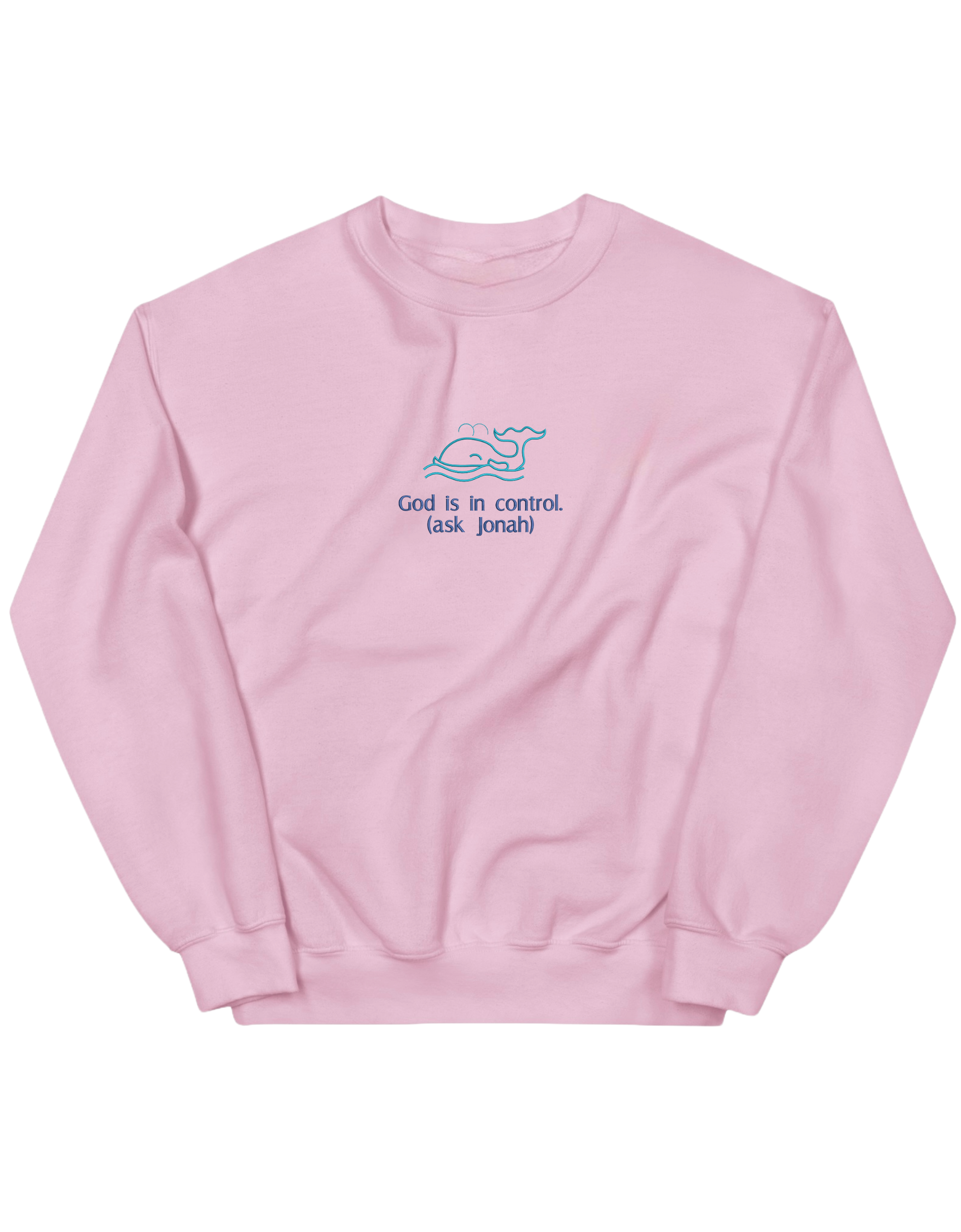 God is in control sweatshirt - Thread Muse