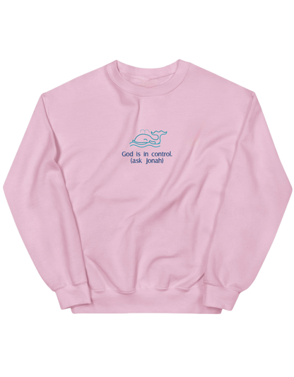 God is in control sweatshirt - Thread Muse