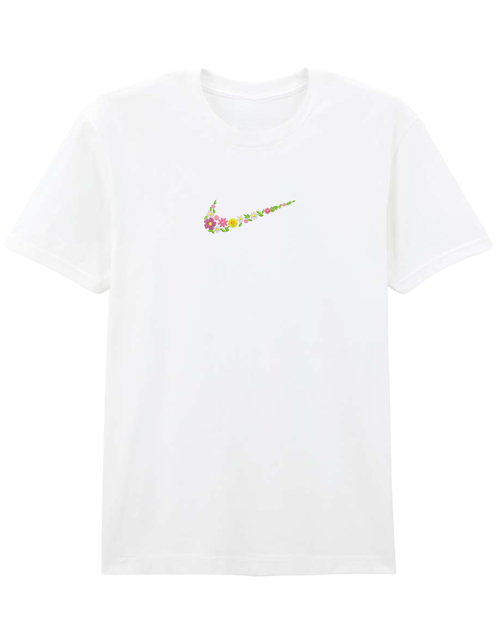 Floral swoosh tricou Sneakers - Thread Muse