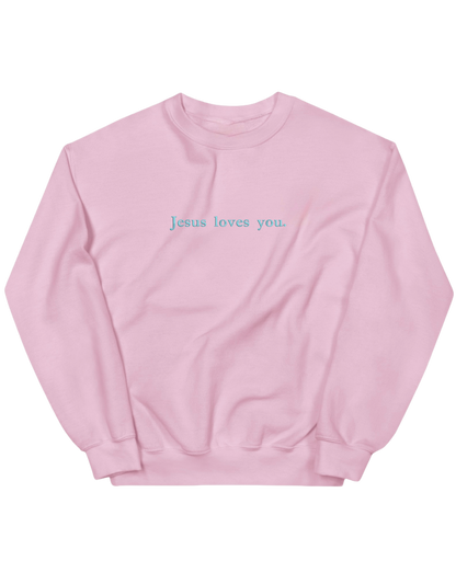 Jesus loves you sweatshirt - Thread Muse