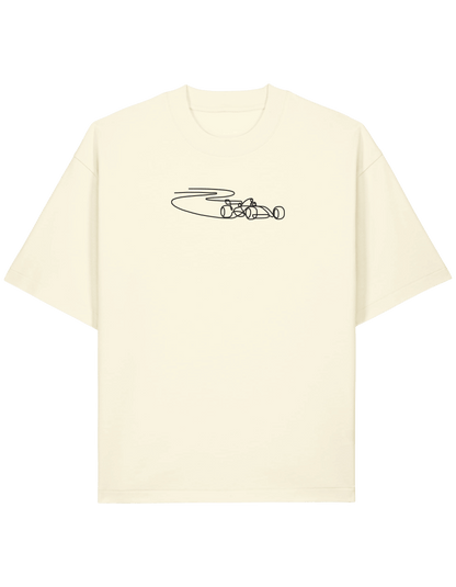 Car outline tricou F1