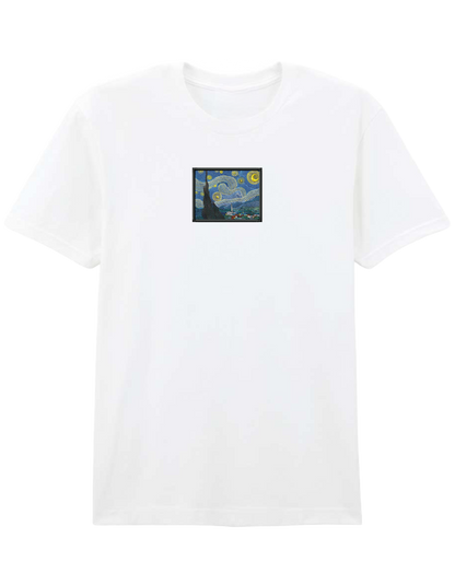 Starry night Van Gogh tricou Picturi - Thread Muse