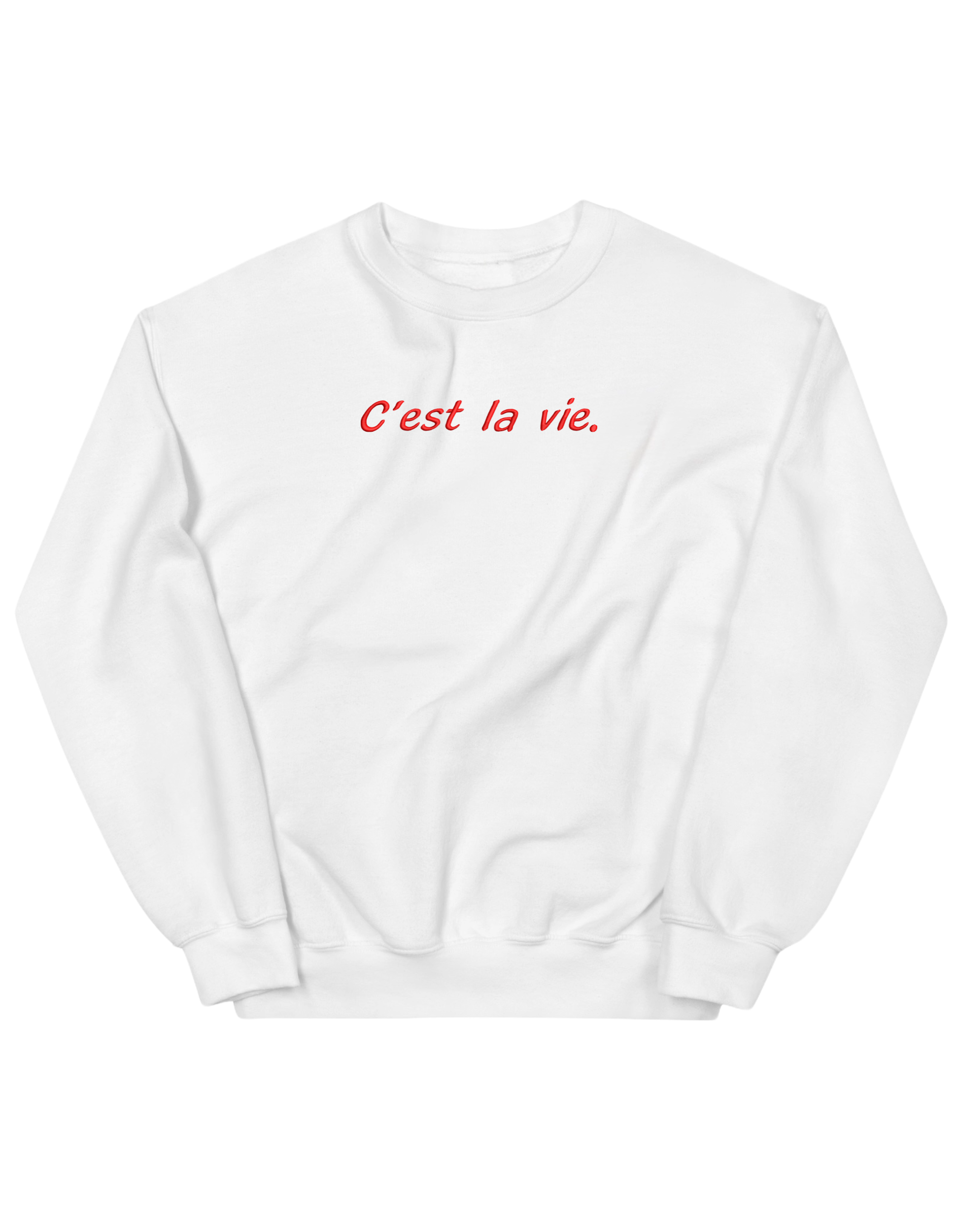 C'est la vie sweatshirt Girly - Thread Muse