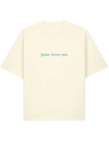 Jesus loves you tricou
