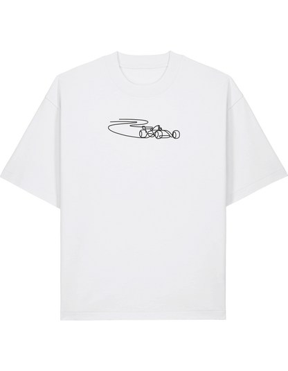 Car outline tricou F1