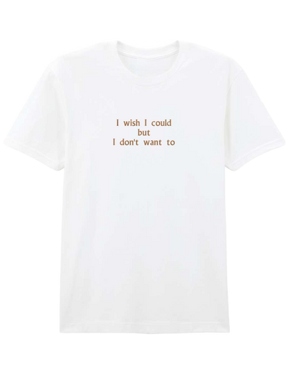 I wish I could tricou - Thread Muse