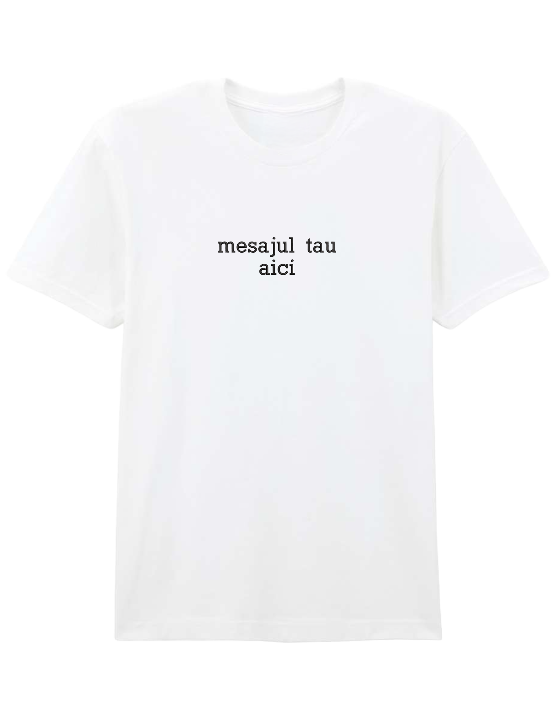 Custom tricou font sherif - Thread Muse