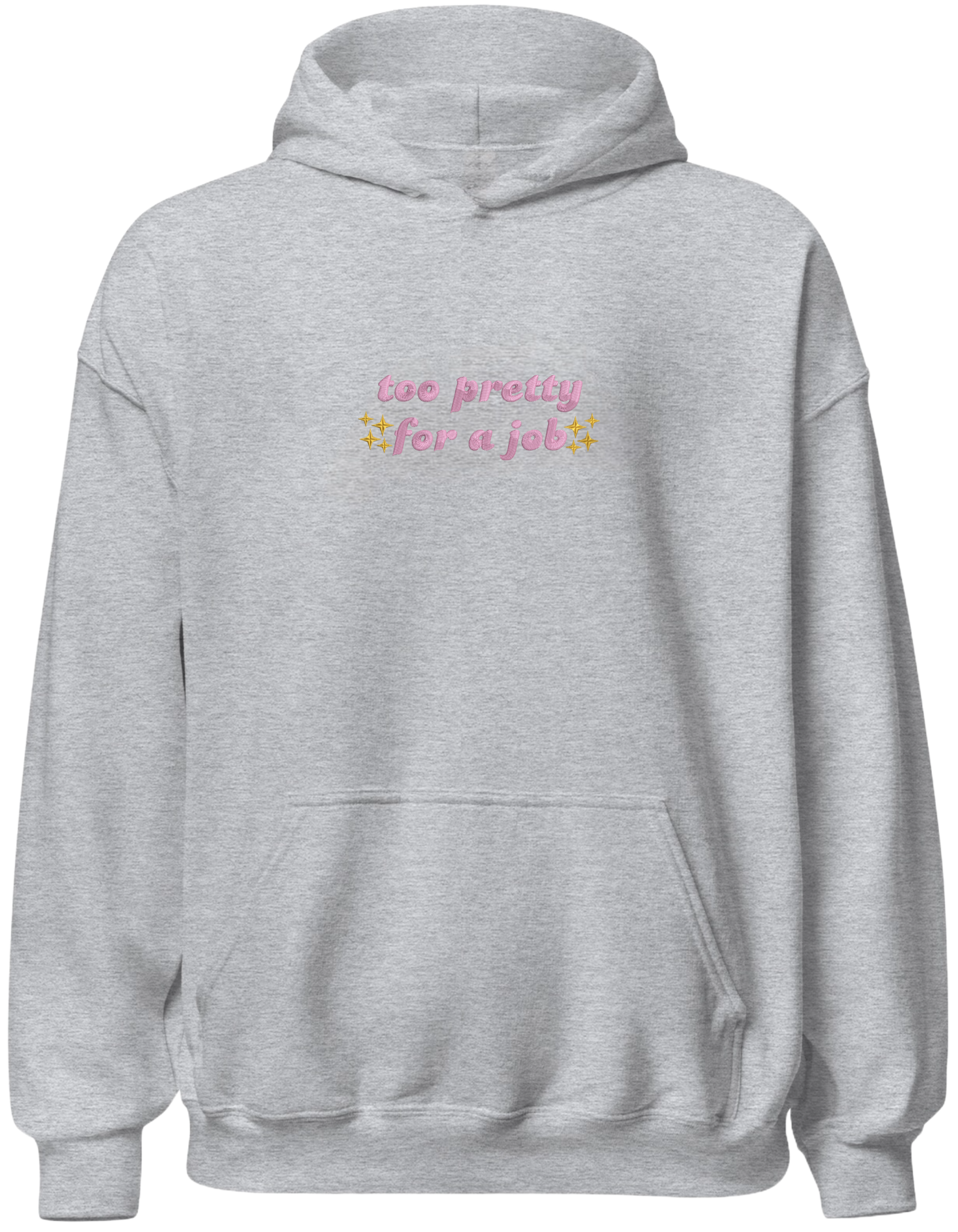Too pretty hoodie Girly - Thread Muse