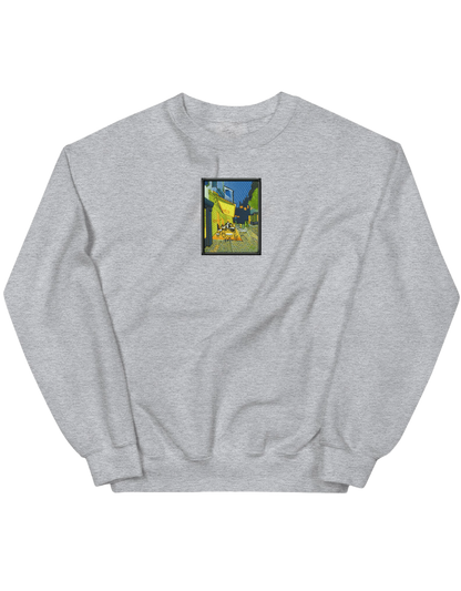 Cafe terrace at night Van Gogh sweatshirt Picturi - Thread Muse