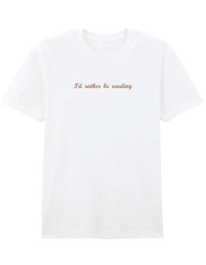 Rather read tricou bookish - Thread Muse