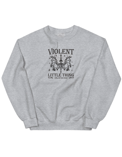 Violent little thing sweatshirt Fourth Wing - Thread Muse